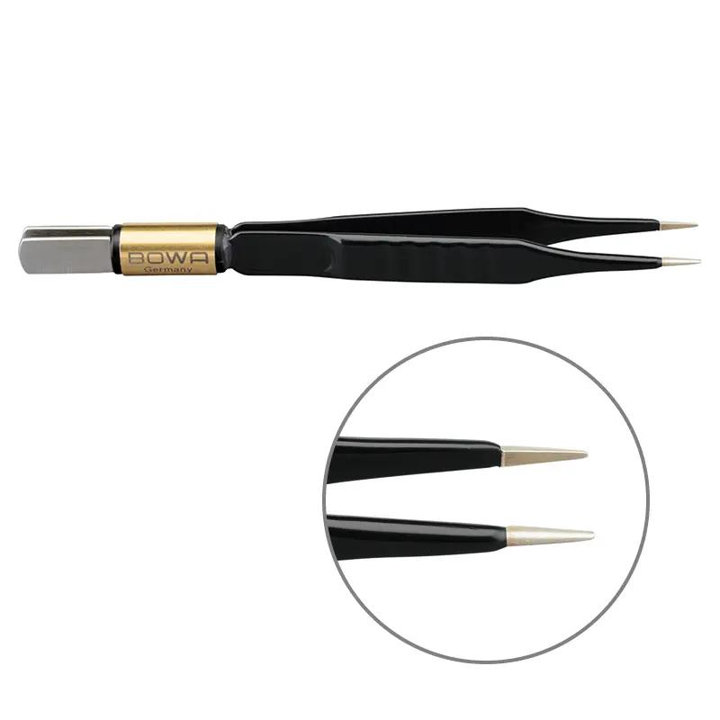 Біполярний пінцет, антипригарний, прямий, 110 мм x 6 мм x 0.5 мм. BOWA-electronic GmbH & Co. KG